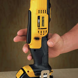 Kit de taladro/atornillador inalámbrico de ángulo recto DEWALT 20V MAX