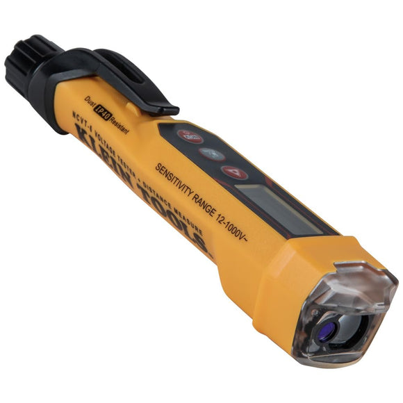 Probador de voltaje sin contacto con medidor de distancia láser, color amarillo, pequeño, pack of/paquete de 1