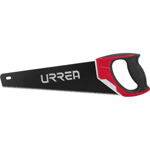 Urrea  Serrucho triple filo con hoja de acero de 18 pulgadas y mango bimaterial
