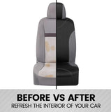 ▶ Fundas de Asiento de Coche Set de - Elegante y Elegante - Split Opción Banco 5 reposacabezas Delantera y Trasera Banco