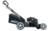 Cortadora de césped A Gasolina 190cc Autopropulsada 21pLG 7posiciones Bolsa recolectora de 65lts y Salida Lateral 5.5hp/ Llantas 8 plg y 10 plg