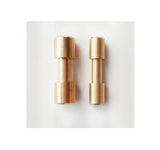 🔩 HAISDA - Remaches de latón para tornillos de corbía, cierres de alfiler, tornillos de mango de cuchillo para bricolaje, paquete de 10 (6 mm)