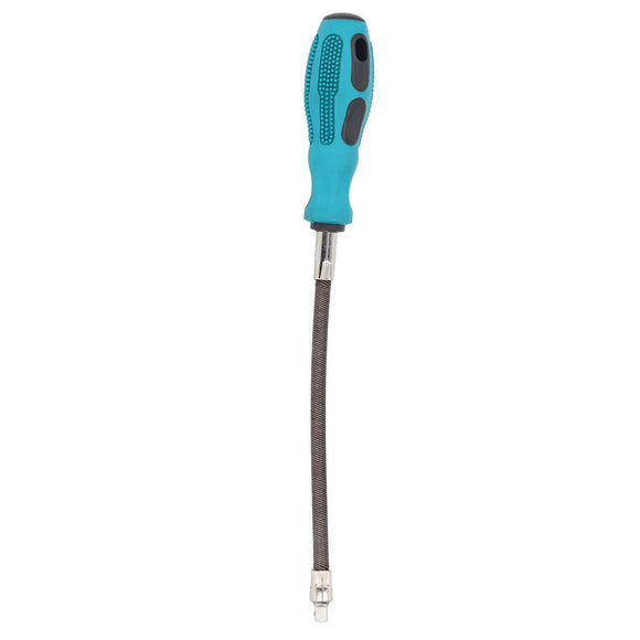 Destornillador con Eje Flexible, Extensión de Manga Flexible, Adaptador con Abrazadera para Tuercas