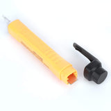 ▶ Detector de Voltaje Digital Probador de Voltaje sin Contacto Tipo de Bolígrafo Probador de Circuitos Herramienta de Prueba Linterna Indicador de Batería Baja(Amarillo + Negro)