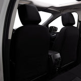 ▶Juego completo de fundas para asientos de coche Flying Banner. Se adaptan a la mayoría de coches, camiones, SUV y furgonetas. Cómodas, compatibles con airbag. Jacquard y poliéster (hilo negro y gris, juego completo - espalda baja).