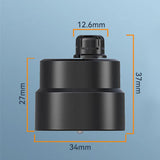 ▶ Buscador de tuberías y cables subterráneos Monitor de Fugas de Agua, Kit de Detector de Fugas de Tubería de Pared Subterránea Herramienta Inalámbrica de Detección de Sonido de Fugas de Alta Resistencia con Auriculares