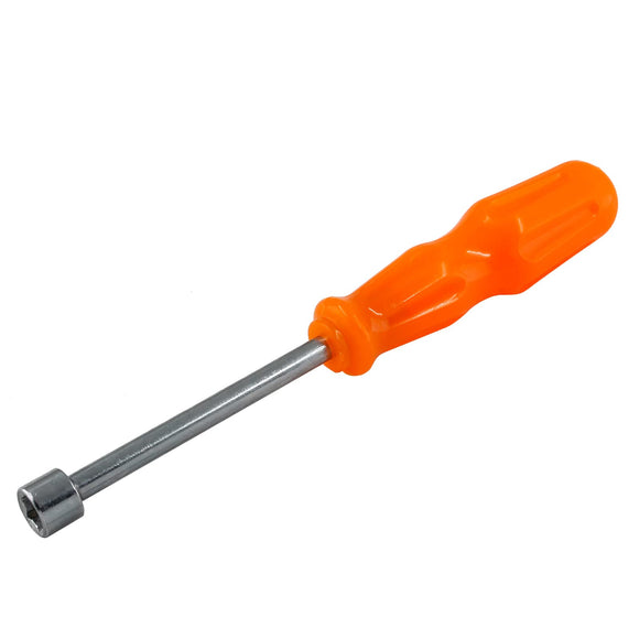 Destornillador de llave hexagonal de 7 mm, destornillador de tuerca hexagonal de acero de alto carbono, punta no magnética, destornillador de tuerca hexagonal, herramienta de mano