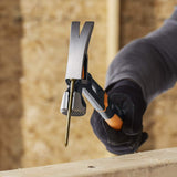 ▶ Fiskars 750241-1001 IsoCore 22 oz Milled-face Framing Hammer, 16"