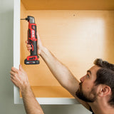 ▶ SKIL  Taladro  1/4 pulgadas de ángulo recto hexagonal incluye batería de litio de 2.0 Ah y cargador SKIL12 V