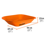 Truper  Carretilla 4.5 ft3, llanta neumática reforzada