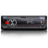 ▶ Autoestereo Reproductor Estereo para Automovil MP3, Control por Voz, Dual USB Apoyar AUX/TF/Disco U/FM Bluetooth Estereos con Tarjeta, Llamada Bluetooth + Control Remoto FM