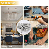 🔩 M&Z M6 x 18 Tornillos de cabeza plana, acero inoxidable 18-8 (304), acabado brillante, DIN 7991, unidad de enchufe Allen, 25 piezas