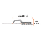 ▶ Truper MAT-12, Mini arco de aluminio para segueta 12"