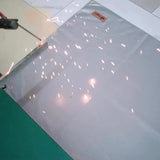 ▶ SOLDADORA FLASLD Manta de Soldadura recubierta de Silicona de 4 x 6 pies, Alfombrilla de Escudo de Soldadura de hasta 1800 °F, Manta de Soldador ignífuga Resistente