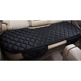 ▶ Funda de asiento trasero de coche, material terciopelo de seda, cojín colchoneta protectora para bebé para todoterreno, agradable al tacto, Negro