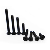 Mutai Tornillo hexagonal Allen DIN7991 M2 M2.5 M3 M4 M5 M6 M8 M10 M12 Grado negro 10.9 Tornillo hexagonal de acero con cabeza avellanada plana (Color : 16mm_M2.5 50pcs)