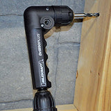 ▶ Accesorio de taladro en ángulo recto, negro y rojo Milescraft