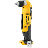 ▶ DEWALT Taladro atornillador en ángulo recto (sólo herramienta) 20V MAX* 3/8 pulgada DEWALT