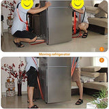 ▶ Sistema de elevación y mudanzas para 2 personas con correas para hombro ajustables para mover, levantar y transportar fácilmente muebles y objetos pesados de forma segura, naranja