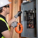 ▶ KLEIN TOOLS Guía jalacables de acero con carcasa optimizada para menor fricción |Mango de agarre firme|Guia para cable electrico|Guia jalacables|0.3 cm × 15 m| Marcado con láser para precisión KLEIN TOOLS