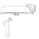 STANLEY Arco de sierra ajustable de 12" (305mm), alta precisión y rendimiento (15-200)