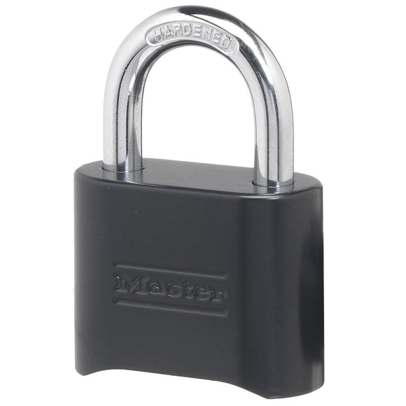 Master Lock 178D - Candado de combinación, 1 paquete, Negro