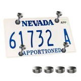 🔩 Kit de tornillos antirrobo, 4 piezas de cabeza de botón de acero inoxidable a prueba de óxido, montaje de placa de placa de coche, M6 x 20 mm, tornillos Torx a prueba de manipulaciones, para soporte