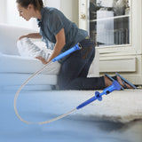 ▶ Herramienta de Limpieza de Drenaje 4 Garras Flexible Larga con Abrazadera de Primavera para Curvas Estrechas