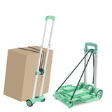 Carritilla de Mano Plegable, Pequeño Dolly, Portátil con Ruedas, Dolly Ligero para Mochila - de Carga Compacto y Plegable para Transporte Fácil,carrito plegable con ruedas,carro plegable con ruedas