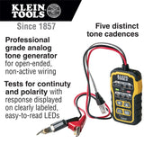 Klein Tools VDV500-820 Cable Tracer con Sonda Tone Pro Kit para Teléfono, Internet, Video, Datos y Comunicaciones Cables