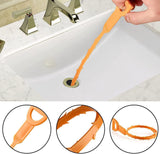 ▶ Limpieza de Alcantarilla Gancho de , Herramientas Limpiadoras para Eliminar Obstrucciones, Incluir 3 Serpientes de Drenaje, 3 Limpiadores de Acero Inoxidable, para Limpieza de Drenaje (6)