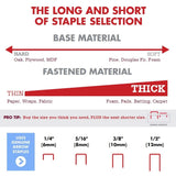 ▶ Pistola profesional inalámbrica 5 en 1 para grapas y uñas, grapadora de alambre con pilas y clavadora para tapicería, enmarcado, techos, manualidades, valla, cable, negro/rojo Arrow ET501C -