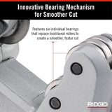 Cortador de tubos de acero inoxidable modelo 35S, cortador de tubos de 1/4" a 1-3/8" Ridgid 29963 -