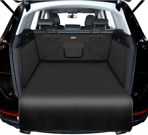 ▶ Protector de cajuela de auto, antideslizante, impermeable, para asiento trasero de perro, duradera, lavable, universal, para auto, camión, SUV (negro)