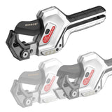 ▶ Cortador de tubos de PVC, 3 engranajes de corte ajustable de hasta 2-1/2 pulgadas, herramienta de corte de tubos de carraca resistente para PVC, PPR, PE, PEX, mangueras de plástico y tuberías