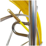 ▶ Guia jalacable de cinta de pescado de fibra de vidrio, varilla de tracción, Cable de varilla para correr, carrete de Cable, varilla para correr con jaula