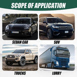 🔩 Jsorum Kits de tornillos antirrobo, kit de placa de matrícula resistente a manipulaciones, tornillos de seguridad de 1/4 pulgadas (M6), kit de sujetadores de acero inoxidable a prueba de óxido para montaje