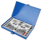 ▶ Juego de machos y matrices de 40 piezas Juego de machos y matrices maestro Juego de herramientas manuales de rosca de rosca de acero de aleación de alta dureza, Juego De Machuelos Y Tarrajas