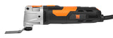 WEN - Kit multiherramienta oscilante, velocidad variable de 3.5 A con accesorios y estuche de transporte (MT3537)