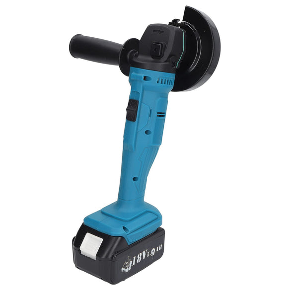 ▶ Amoladora angular inalámbrica Angular, Potente Amoladora Inalámbrica de Motor sin Escobillas de 10000 RPM con Mango Antideslizante, Herramienta de Amoladora Angular para Muela Abrasiva