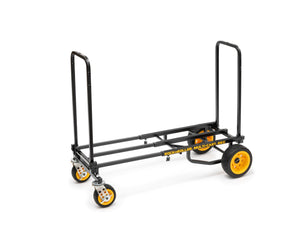 Carretilla (Mini Deslizador de Tierra) 8 en 1 Plegable multicarro/Carretilla de Mano, Carretilla de Plataforma/Marco telescópico de 28 a 108 Pulgadas/Capacidad de Carga de 8 Libras, Negro