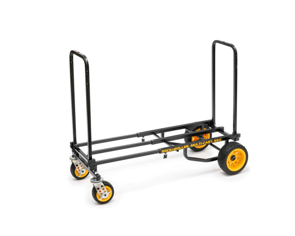 Carretilla (Mini Deslizador de Tierra) 8 en 1 Plegable multicarro/Carretilla de Mano, Carretilla de Plataforma/Marco telescópico de 28 a 108 Pulgadas/Capacidad de Carga de 8 Libras, Negro