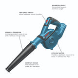 Soplador inalámbrico de 18 V (herramienta básica) Bosch