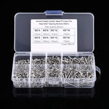 🔩 Walfront 800 Piezas M2 Tornillos Autorroscantes Tornillos de Cabeza Cruzada Tornillos de Cabeza plana Sujetadores Tornillos de Madera de Aglomerado de Rosca Automática Conjunto Surtido