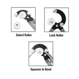 Alicates de doblado de tubos profesionales, tubos de latón, cobre, acero y aluminio, líneas de freno de diámetros: 5/16", 3/8", 3/16" y 1/4", acero