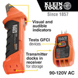 KLEIN TOOLS | Localizador de Circuitos | Encuentra rápido el interruptor correcto y verifica tomas de corriente | Indicaciones visuales y audibles | Probador de corriente |