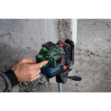 BOSCH GLL330-80CGN - Láser de nivelación y alineación de tres planos conectado, 18 V, 360º