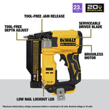 ▶ DEWALT Pistola de Clavos PIN NAILER CMPCT 20V 23G