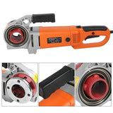 ▶ Roscador de tubo Máquina portátil de roscar eléctrica de tubo con 6 troqueles(US Plug)