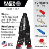 Klein Tools - Pelacables para conectores B e IDC, fabricado en Estados Unidos, terminales, más